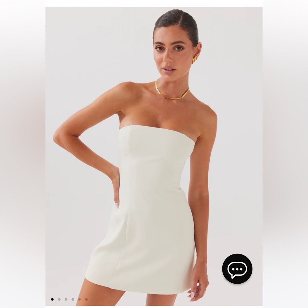 PEPPERMAYO STRAPLESS MINI DRESS